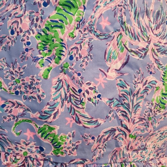 Lilly Pulitzer Ruffle Mini Sz8 - Picture 5 of 5